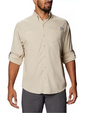Columbia Men's PFG Long Sleeve Shirt, XL